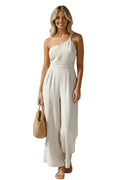 Women’s One Shoulder Wide Leg Jumpsuit