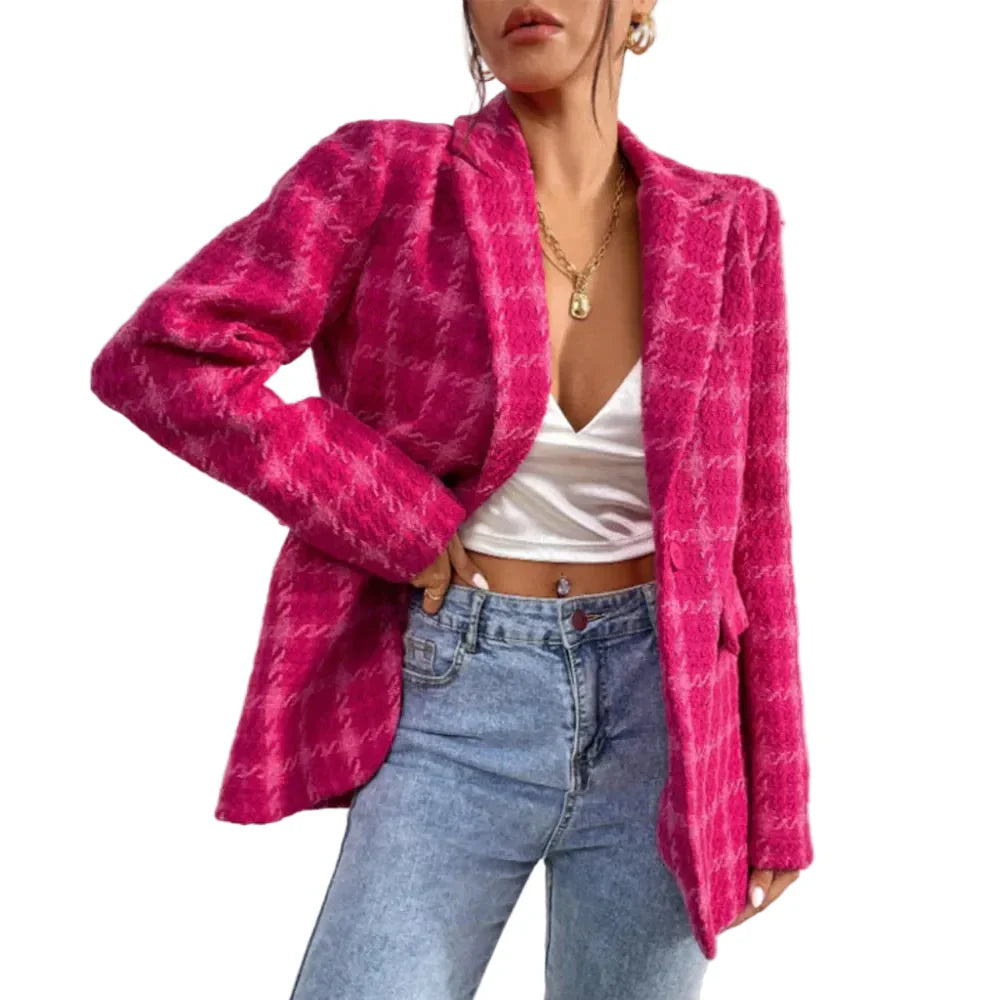 Women’s Textured Tailored Blazer